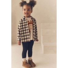 Next Baby Pamuklu Oduncu Gömlek Thsirt Tayt Gömlek 3'lü Set