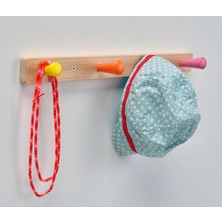 IKEA Çocuk Odası 4 Askılı Duvar Askısı Genişlik: 47 cm  Ahşap Duvar Kancası Pormanto Askılık