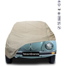 ULTRASHOP Volkswagen Beetle Classic Araba Brandası Su Geçirmez Branda Miflonlu Uv Korumalı Oto Branda