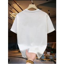 Wake Up Yazı Detaylı Basic  T-Shirt