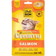 Atik Camp Kedi Ödül Maması - Creamy - Somonlu - 15 gr 5'li - Delibon