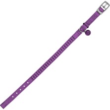 Atik Camp Royalist PC-13 Taşlı Kedi-Köpek Tasması 10mm*30cm Mor