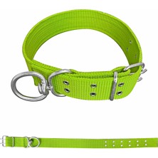 Savex Dokuma Köpek Boyun Tasması Yeşil 5*80 cm