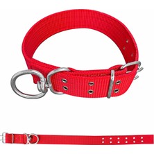 Savex Dokuma Köpek Boyun Tasması Kırmızı 5*80 cm
