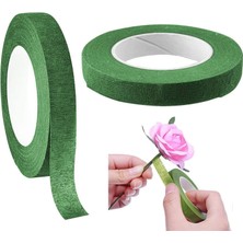 İpek Hobi  Koyu Yeşil Çiçek Bandı  25 Mt 3 Adet