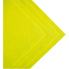 İpek Hobi  Limon Sarı Ince Keçe 50*42 5 Adet