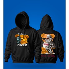 Butişört Teddy Bear - Terminator' Baskılı Hoodıe & Dar Kalıp Sweatshırt
