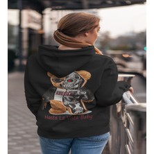 Butişört Teddy Bear - Terminator' Baskılı Hoodıe & Dar Kalıp Sweatshırt