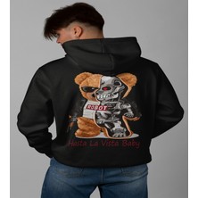 Butişört Teddy Bear - Terminator' Baskılı Hoodıe & Dar Kalıp Sweatshırt