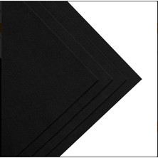 İpek Hobi  Siyah  Ince Keçe 50*42 10 Adet