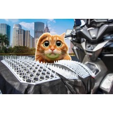 Kedi yatmaz Siyah Maxi Boy Scooter Için Dikenli Sele Kılıfı Kedi ve Çocuk Önleyici Kılıf - Kediyatmaz