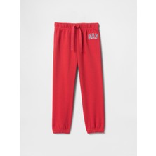 Erkek Bebek Kırmızı Fransız Kumaş Jogger Eşofman Altı