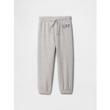 Erkek Bebek Gri Fransız Kumaş Jogger Eşofman Altı