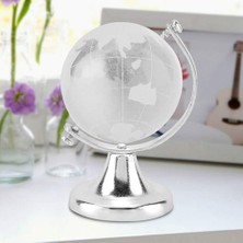 ForWhat Büro Ev Dekoru Için Hediyelik Mini Dünya Kristal Cam Küre