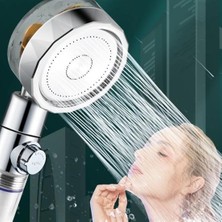 What For Banyo Keyfi İçin Turbo Pervane Filtreli Tasarruflu 360 Dönen Tazyikli Duş Başlığı