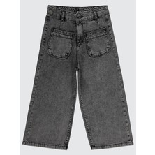 Civil Girls Kız Çocuk Pantolon 6-9 Yaş Füme