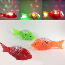 Bebek Gelişimi Için Hareketli Kuyruklu Işıklı Sesli Kırmızı Balık Emekleme Oyuncağı