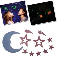 ForWhat Büro Ev Dekoru Için Fosforlu Yapışkanlı Duvar Süsleri