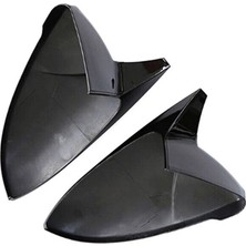 Chronos Mk7 Mk7.5 Gtd R ile Uyumlu Dikiz Aynası Kapağı Bullhorn Dönüşümü Evrensel Parlak Siyah (Yurt Dışından)