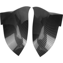 Chronos 2 Adet Karbon Fiber Araba Dikiz Aynası Kapağı Kapağı ile Uyumlu - Serisi 1 2 3 4 Xm 220I 328I 420I F20 F22 F23 F30 F32 (Yurt Dışından)