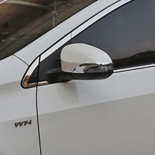 Chronos Abs Krom Yan Dönüş Sinyali Ayna Kapakları Dikiz Kapak Trim ile Uyumlu Aqua Prius C 2015-2020 Araba Aksesuarları (Yurt Dışından)