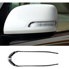 Chronos Land Cruiser Prado 2010-2018 ile Uyumlu Dikiz Aynası Çarpışma Önleyici Şerit Dekorasyon Çıkartma Kapak Trim Etiket (Yurt Dışından)