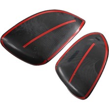 Chronos Araba Dikiz Aynası Kapağı Karbon Fiber Abs Dikiz Aynası Muhafazası ile Uyumlu W206 C Sınıfı C200 C260 C300 2022 (Yurt Dışından)