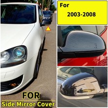 Chronos Araba Dikiz Aynası Kapağı Yan Ayna Kapağı Kapağı Golf 5 Mk5 2003-2009 ile Uyumlu (Yurt Dışından)