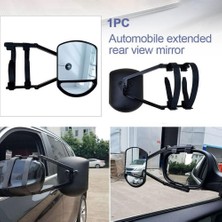 Chronos Araba Çekme Aynası Ayarlanabilir Çift Uzatma Aynaları Uzun Kol Kanat Aynaları Rv Karavan Römork Kamyon ile Uyumlu (Yurt Dışından)
