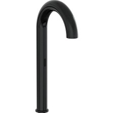 VitrA A4278939 Elektrikli Çift Su Girişli Parlak Siyah Liquid Temassız Yüksek Lavabo Bataryası