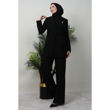 Giza Store Asimetrik Taşlı Takım Pudra