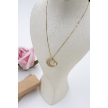 Latif Kuyumcu 14 Ayar Altın Ay Yıldız Kolye LKKLY1205