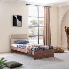 Karyola, Milano Kumaş Başlıklı Karyola 100 x 200  cm