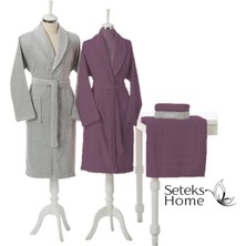 Özdilek Camellia Happy Aile Seti - Gri Mürdüm