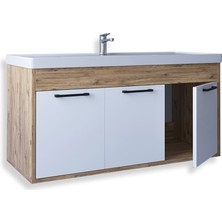 Teta Home Lizbon 100 cm Mdf Banyo Lavabolu Alt Dolap