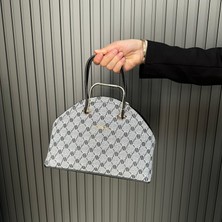 Armine Bayan Çanta Noktalı Gri AR36507