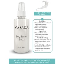 Vasada Saç Bakım Sütü Keratin Kolajen Biotin Ve Eşek Sütü Katkılı 200 Ml