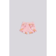 Layette Kız Bebek Pembe Şort Normal Kalıp ve Renkli Desen ile Rahat Kullanım