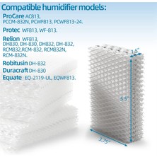 Skyeyyt Relion RCM-832 Protet WF813 Için Uyumlu 12 Adet Filtre Değişimi (Yurt Dışından)