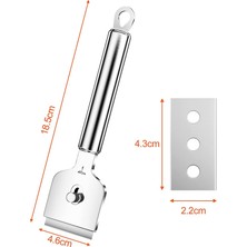 Eckooing Ocak Kazıyıcı Metal Kazıyıcı Seramik Ocak 14 Yedek Bıçaklı (Yurt Dışından)