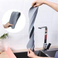 Eckooing Tekrar Kullanılabilir Lavabo Sıçrama Koruyucu Silikon Tezgah Su Bölmesi Önleme (Yurt Dışından)