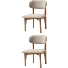 Nergis Sandalye Ahşap Gürgen 2 Li Set Cafe,restaurant,mutfak,salon,yemek Odası Sandalyesi