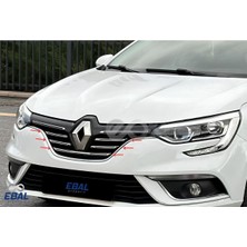 Ebal Oto Renault Megane 4  Sedan Krom Ön Panjur 5 Prç  2016-2021 P. Çelik