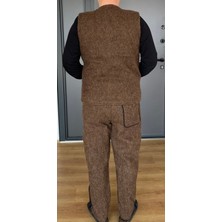 Elzem Ahsen Keçe Yelek ve Pantolon Takımı