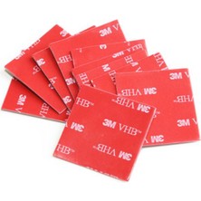 3M 25X25 mm Kare Çift Taraflı Bant (10 LU Paket)