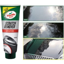 Turtle Wax İnce Çizik Giderici Pasta 100 ml + Uygulama Süngeri + Mikrofiber Bez