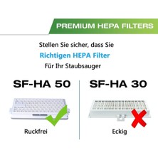 Ignition Miele Airclean Sf-Ha 50 Filtre Modelleri Için 4 Paket Hepa Filtreler S4, S5, S6, S8, S8000, S6000, S5000, S4000, Komple C1 ve C2 ve C3 (Yurt Dışından)