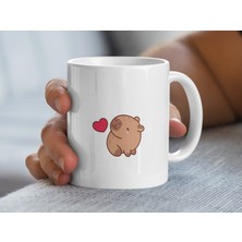 Kapibara Kupa Bardak, Sevimli Kapibara Kupa Bardak, Kalpli Kahve Kupa