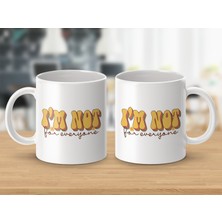 Ben Herkes Için Değilim Esprili Boho Tarzı Retro Seyahat Kahve Kupa Komik Sözler Ona Hediye