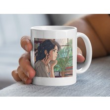 Seramik Kupa Anime Kupa Hediye Manga Okuyucu Için Japon Animesi Kahve Kupa